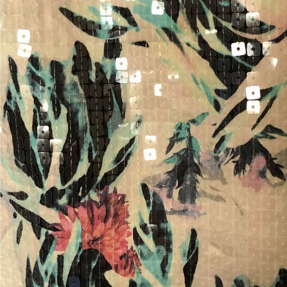 Floral sequin skirt - perfect for spring! - Picture 2 of 3